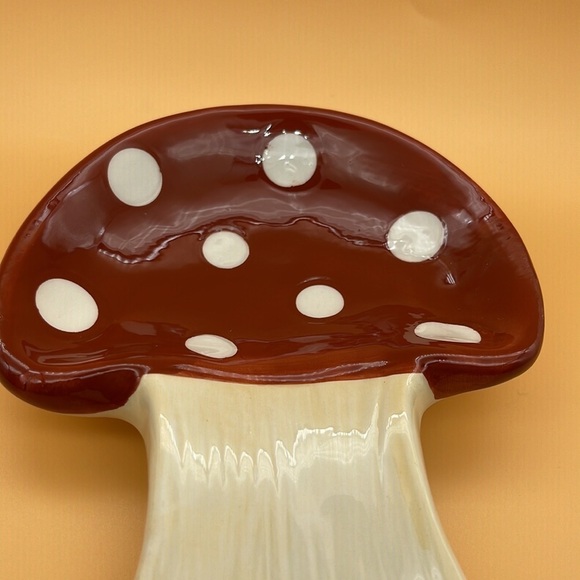 Toadstool Spoon Rest or Trinket Dish, NWOT - Picture 4 of 9